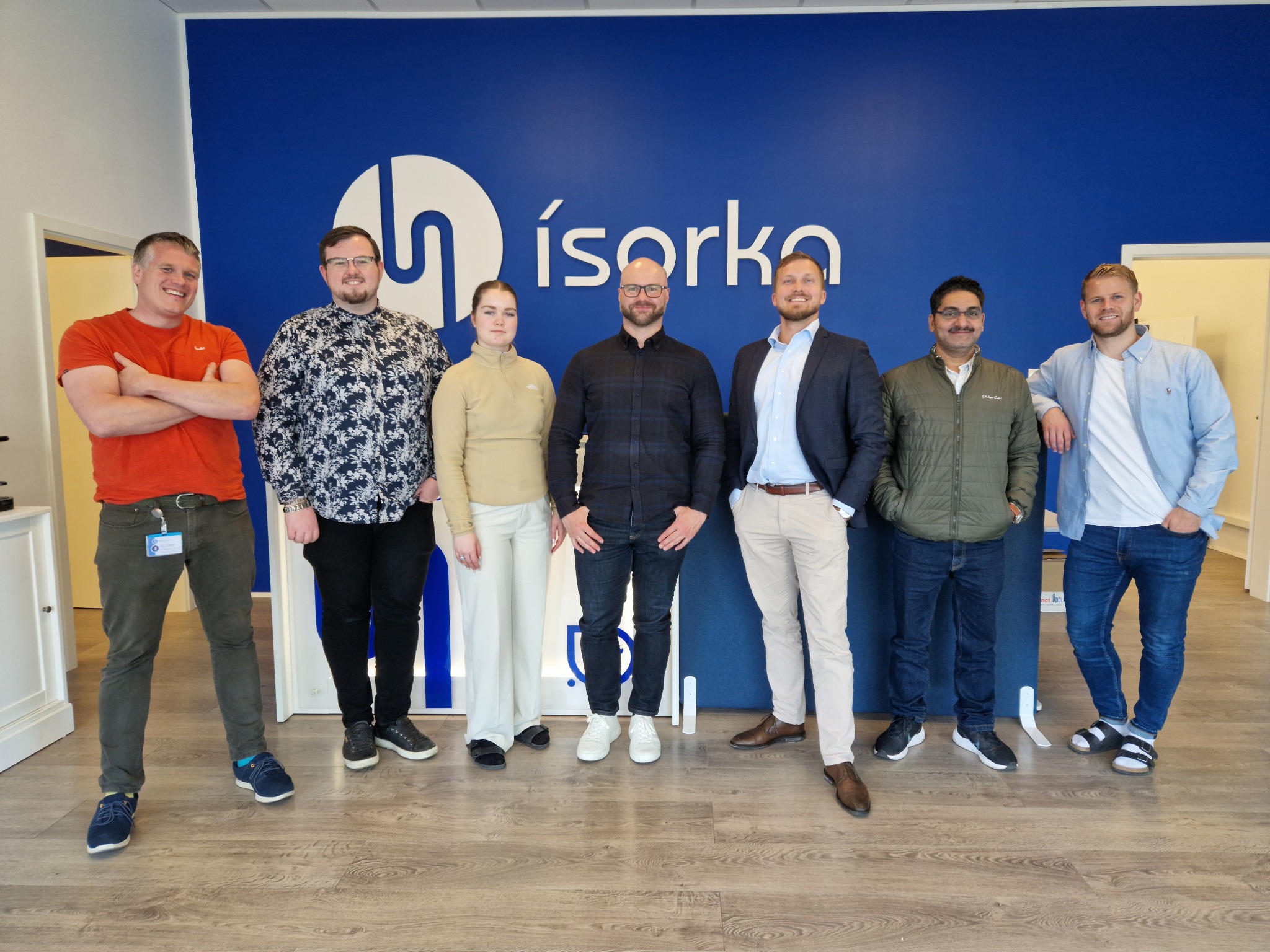 Group photograph at Ísorka